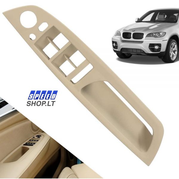 BMW X5 X6 (E70-E71) langų atidarymo mygtuku apdaila